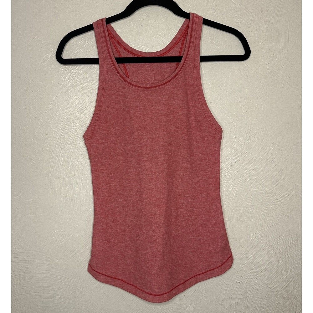 Lululemon Think Fast Tank Size 8 Heathered Boom Juice